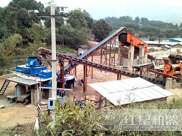 制砂生產(chǎn)線(xiàn)現(xiàn)場(chǎng)
