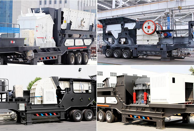 不同配置的移動(dòng)磕石機(jī) 不同配置的移動(dòng)磕石機(jī)