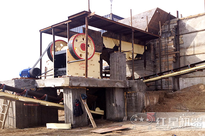 粘土砂生產線現(xiàn)場實拍