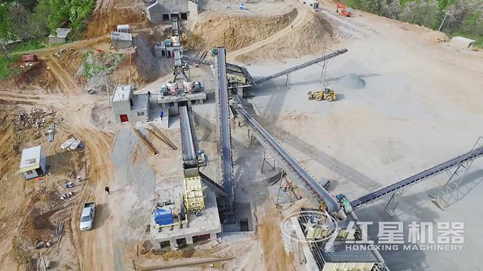 桐柏砂石場碎石設備布置整體效果 桐柏砂石場碎石設備布置整體效果