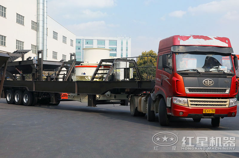 移動制砂機發(fā)貨現場