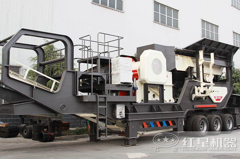 建筑垃圾移動破碎車 建筑垃圾移動破碎車