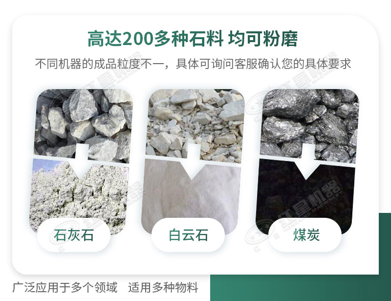 開(kāi)廠(chǎng)如何選擇磨粉機(jī)型號(hào)？磨粉碎機(jī)有哪些型號(hào)？