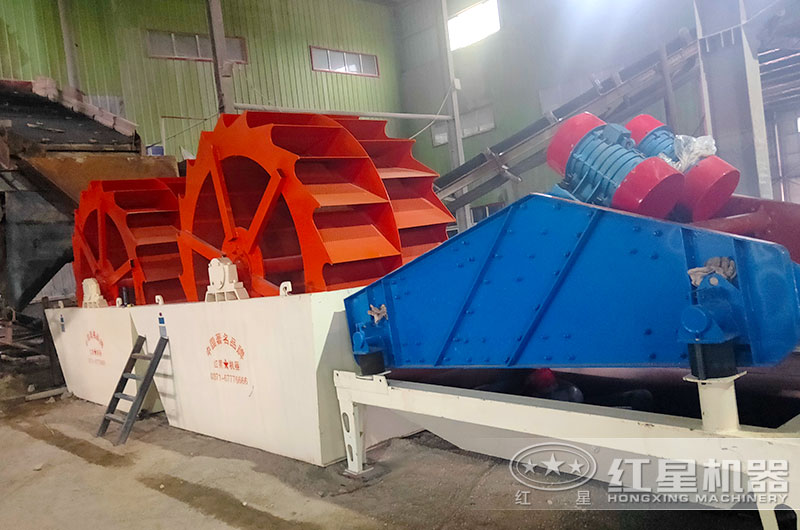 時(shí)產(chǎn)160噸洗沙機(jī)型號(hào)有哪些？搭配脫水篩減少細(xì)沙流失