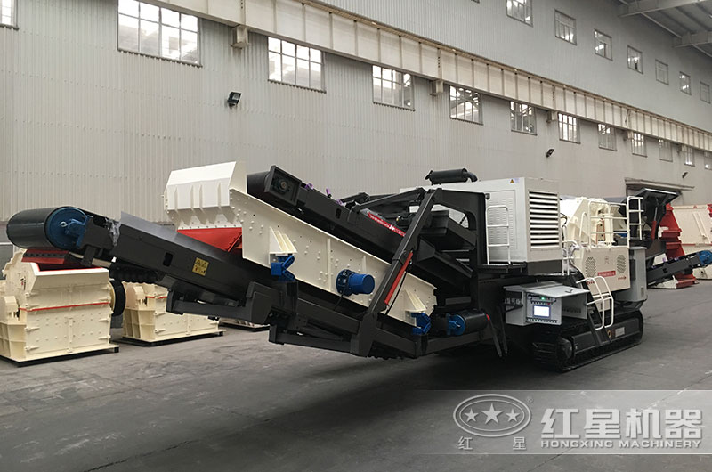 移動(dòng)式煤矸石制砂設(shè)備，移動(dòng)式破碎站