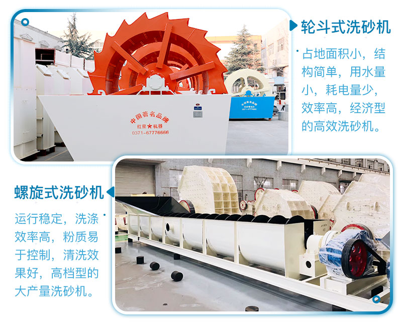 螺旋洗石機(jī)和輪斗式洗石機(jī)優(yōu)勢(shì)對(duì)比 螺旋洗石機(jī)和輪斗式洗石機(jī)優(yōu)勢(shì)對(duì)比