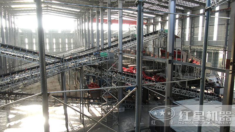 石子機(jī)生產(chǎn)線多少錢(qián)一套，附現(xiàn)場(chǎng)案例