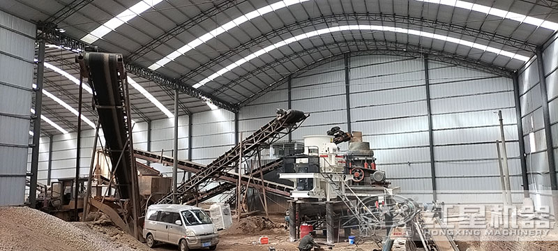 碎沙機(jī)設(shè)備多少錢一套，一天能生產(chǎn)多少？